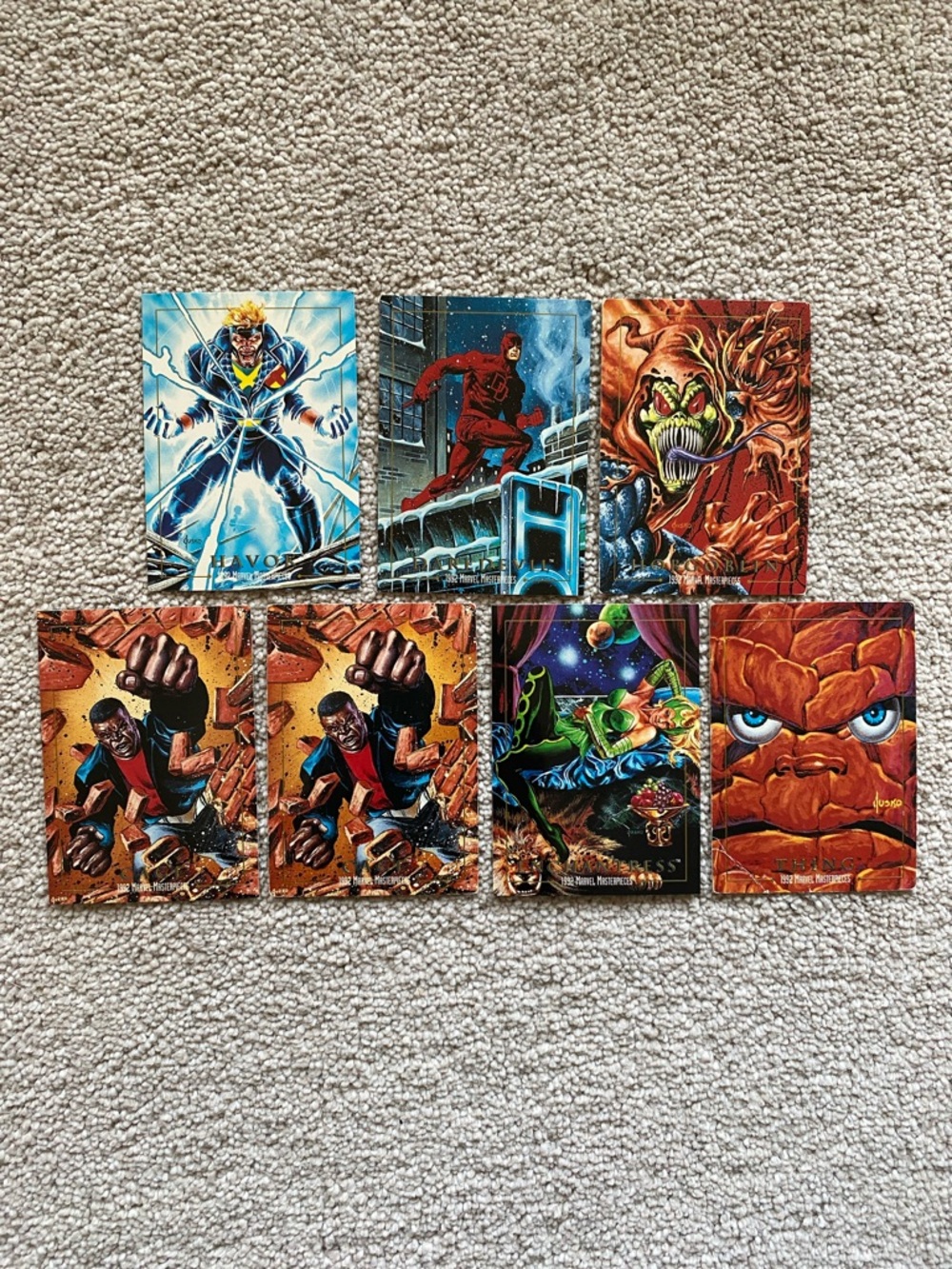 1992 Marvel Masterpieces Card Lot
